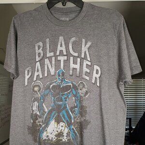 MENS MARVEL VINTAGE  BLACK PANTHER T-SHIRT  MEDIUM
